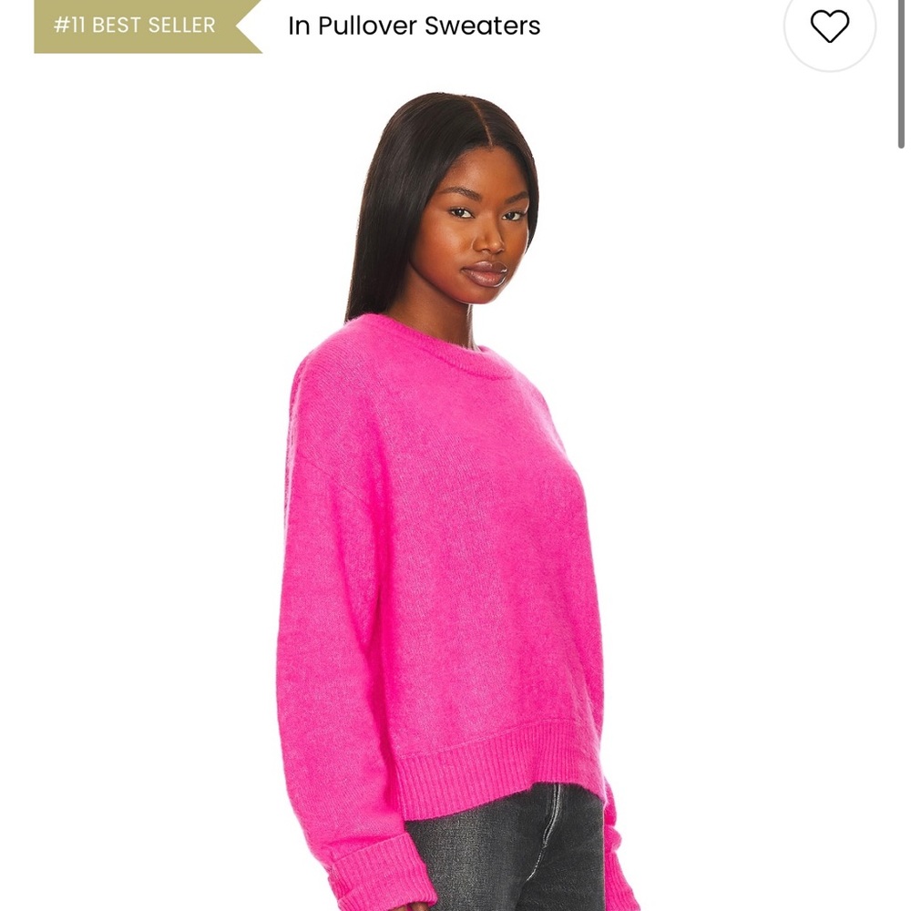 American Vintage Bright Pink Sweater